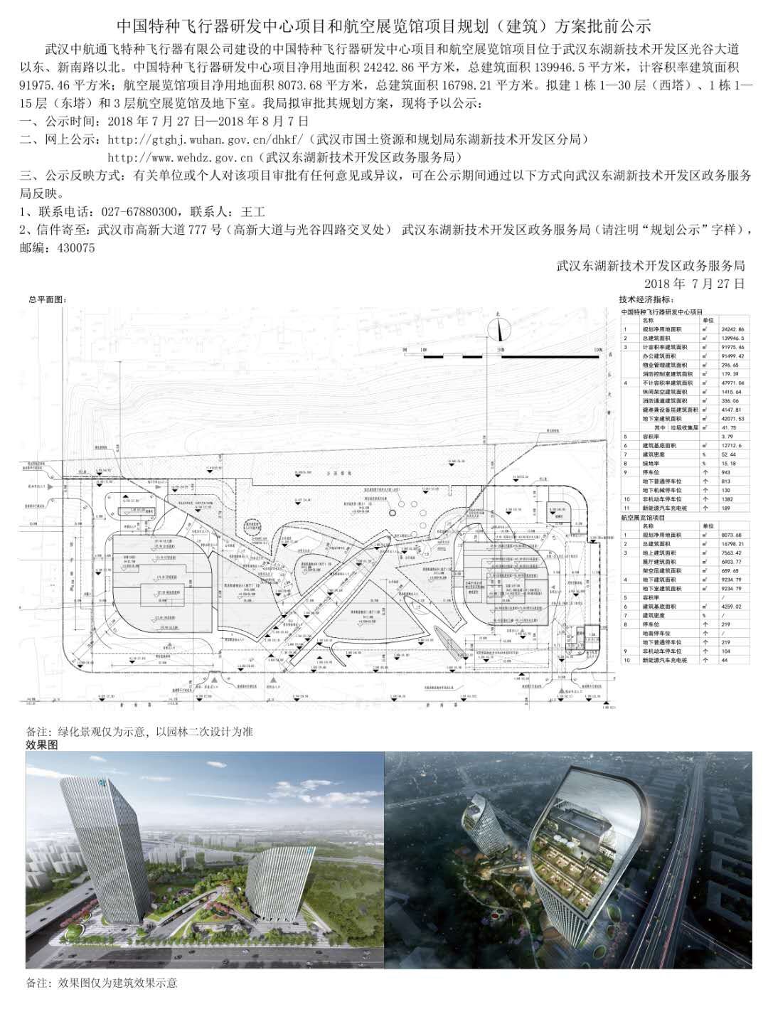 2018年的《武汉中航通飞特种飞行器有限公司中国特种飞行器研发中心项目和航空展览馆项目规划（建筑）方案批前公示》规划图上显示：该地块是公园绿地。